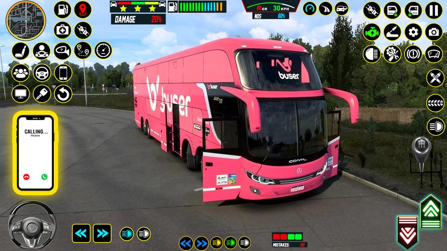 Bus Games 2023 Coach Bus Game Zrzut ekranu 1