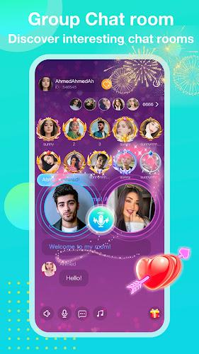 KKchat-Group Voice Chat Rooms স্ক্রিনশট 1