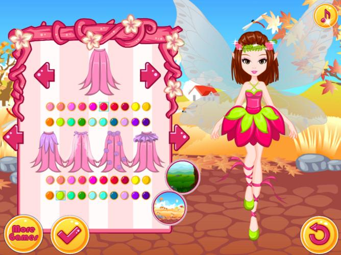 Fairy Dress Up - Girls Games Скриншот 3