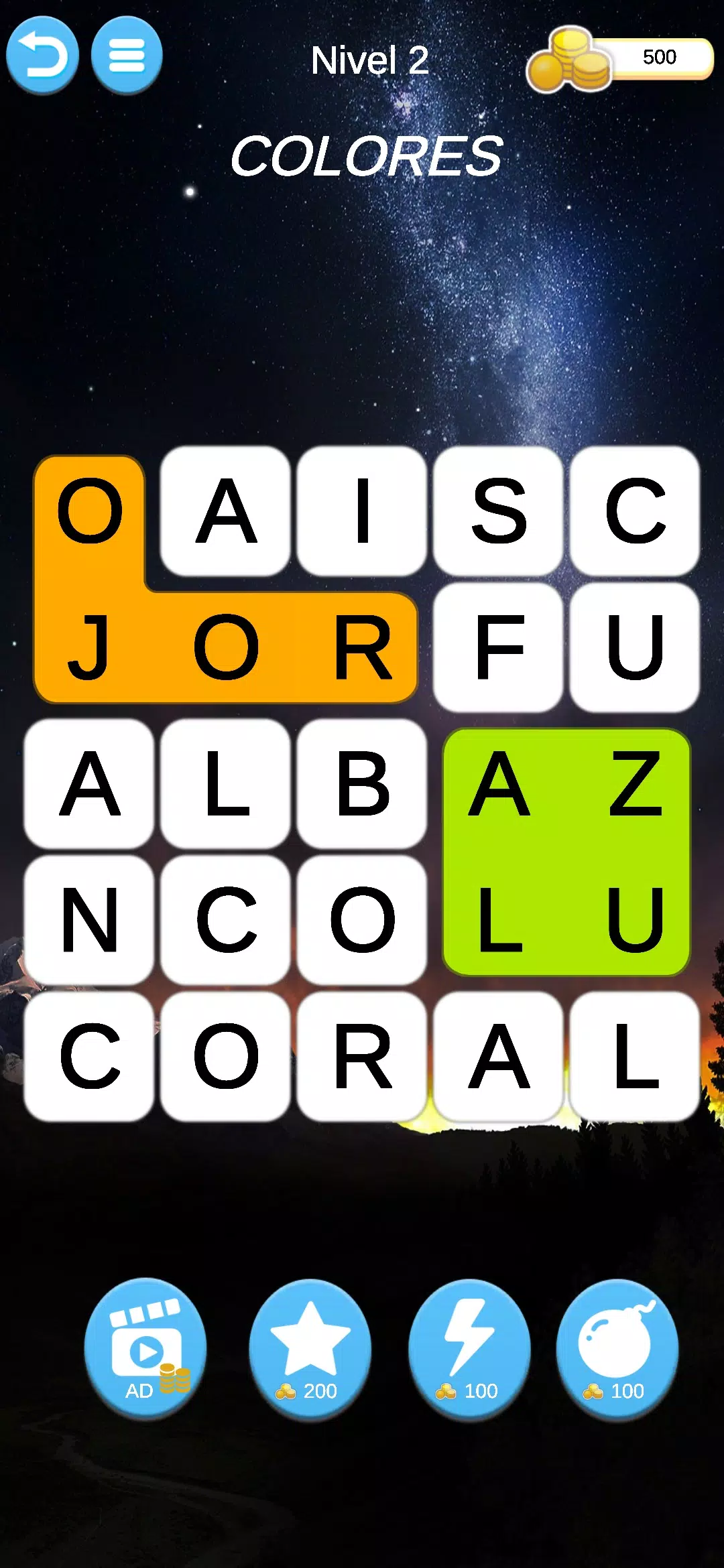 Juego Mental Palabras Captura de pantalla 2