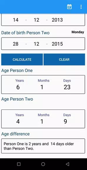 Age Calculator Capture d'écran 1