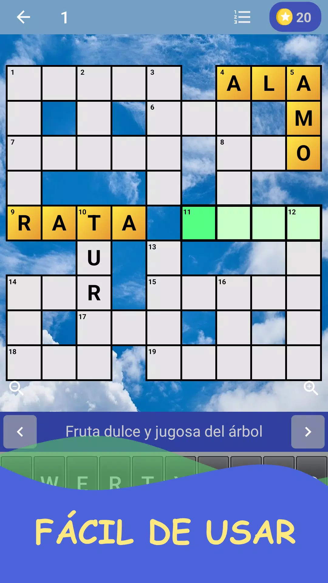 Crucigrama en español Capture d'écran 0