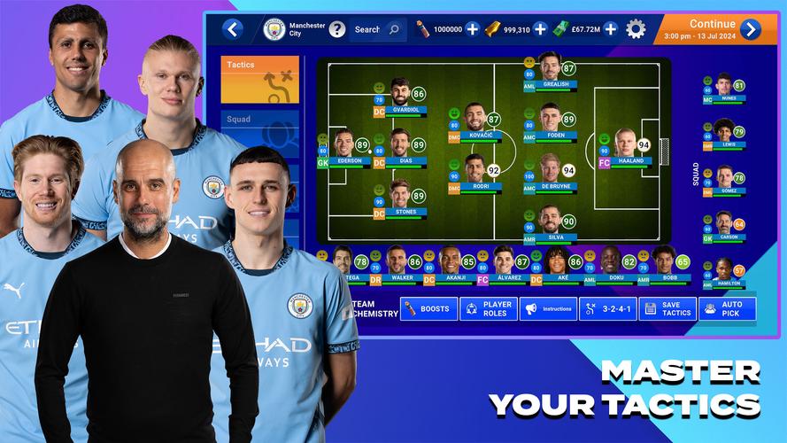 Soccer Manager 2025 - Football Скриншот 1