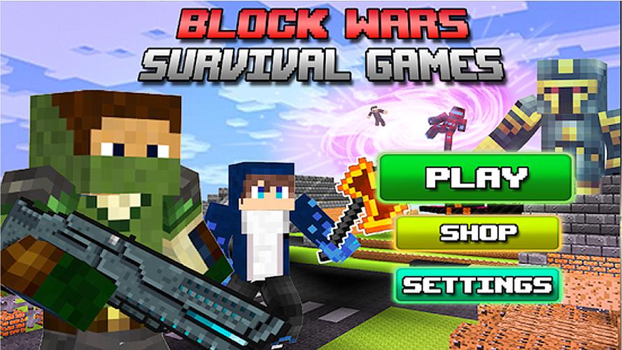 Block Wars Survival Games Schermafbeelding 0