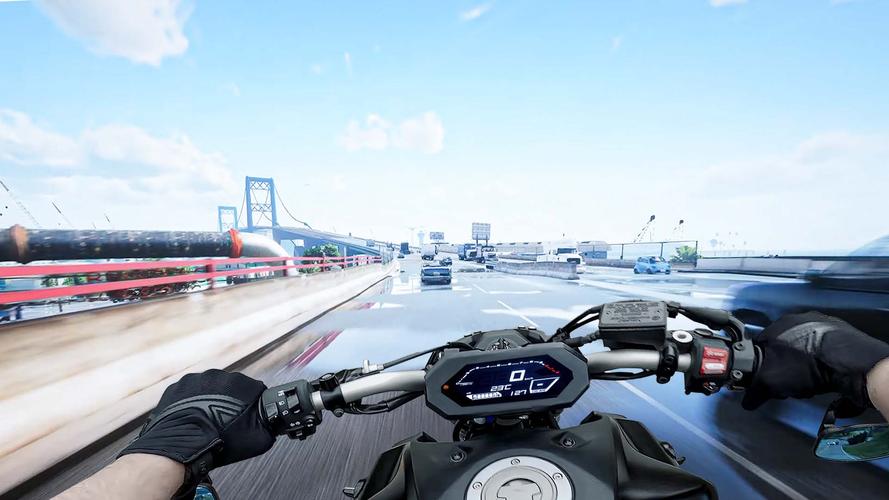 Traffic Moto Bike Rider City 螢幕截圖 3