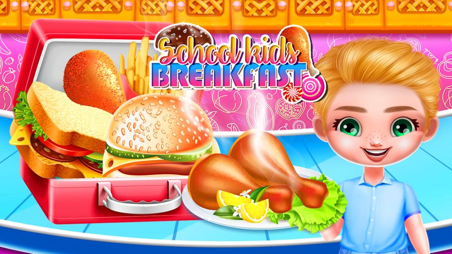 School Toddlers Breakfast Food Zrzut ekranu 3