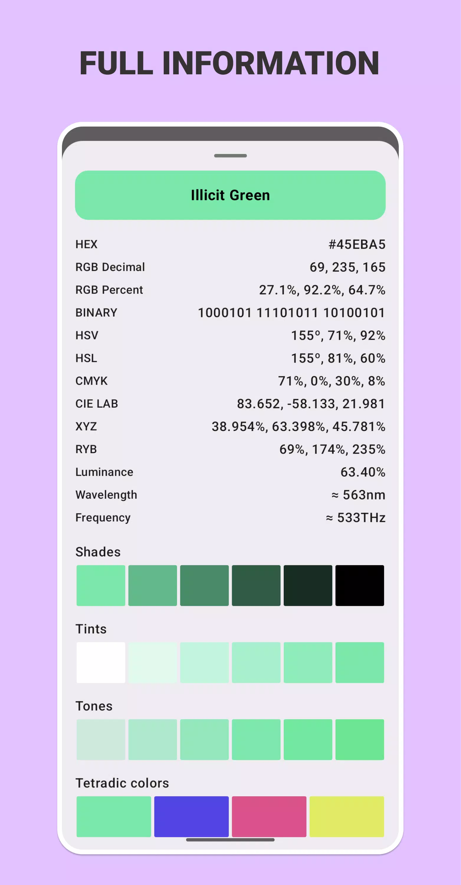 Color picker Captura de pantalla 2