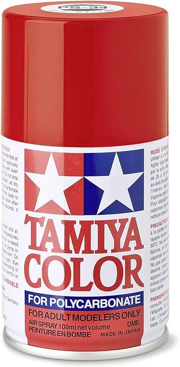 Tamiya Tamiya 86034 PS-34 Bright Red Psray ဆေးသုတ်, 100ml Proray လုပ်နိုင်ပါတယ်
