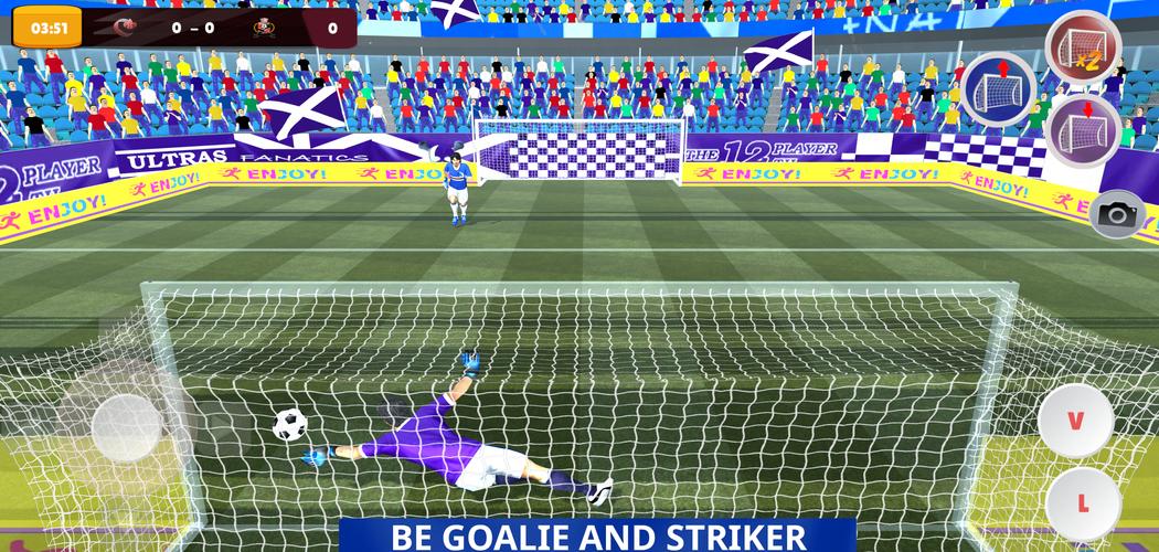 Goalie Wars Football Online 螢幕截圖 2
