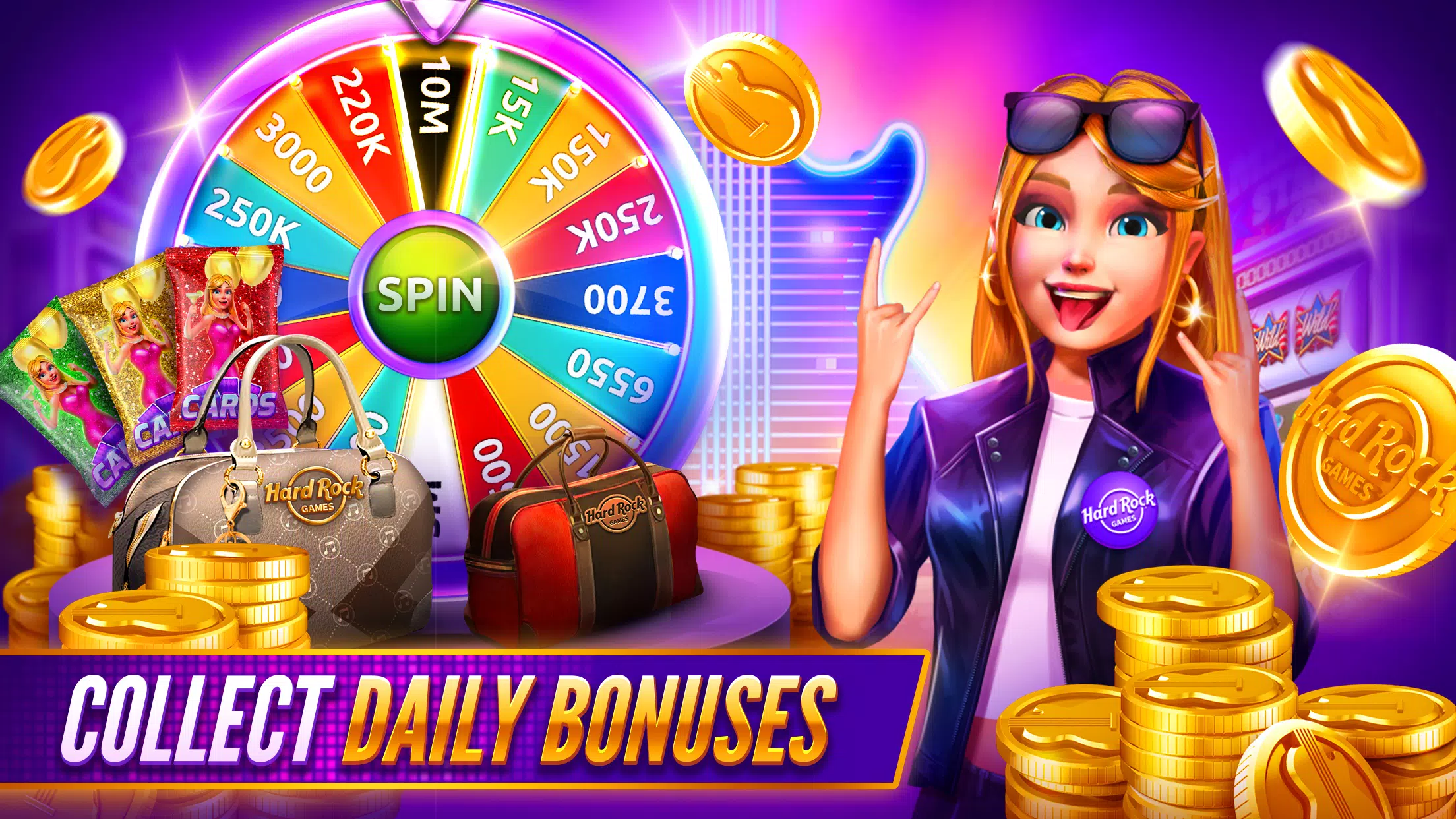 Hard Rock Jackpot Planet Скриншот 1