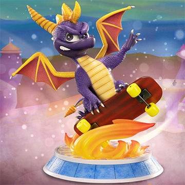 Spyro年的龍滑板雕像