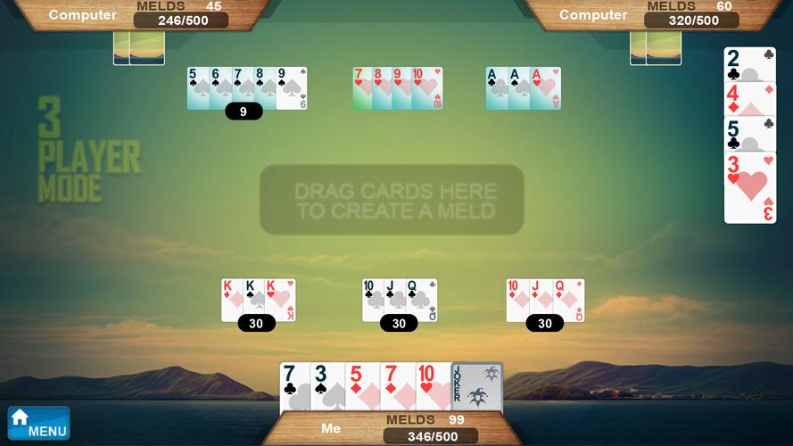 Rummy 500 Captura de tela 2