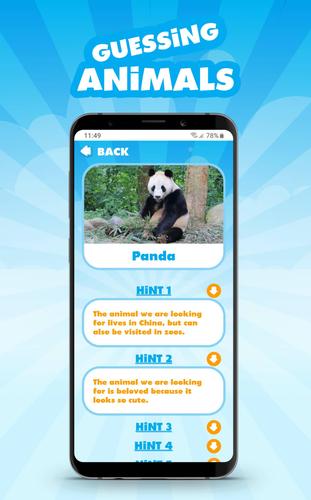 Schermata Guessing Animals 2