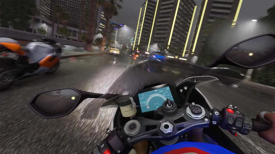 Traffic Moto Bike Rider City 螢幕截圖 2