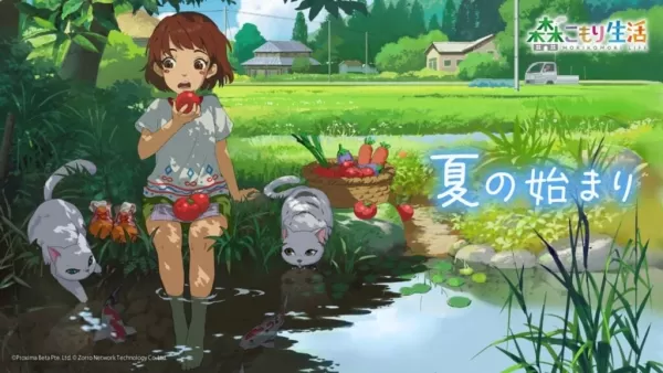 “ Morikomori Life：與吉卜力藝術的新社交，農村模擬”