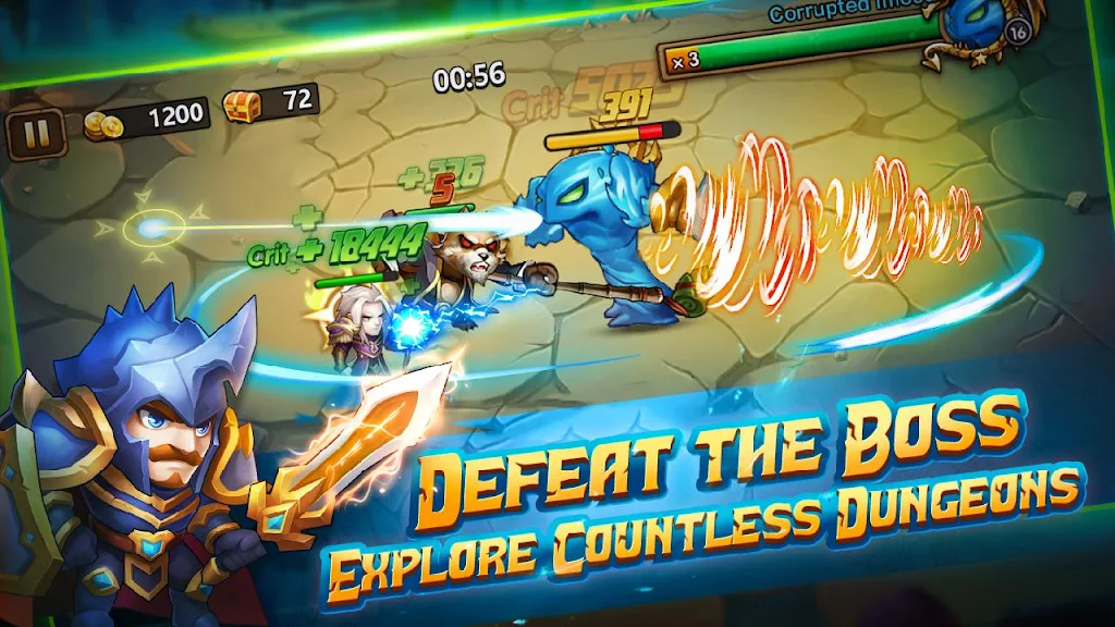 Magic Orcs: Free Battle RPG Captura de pantalla 1