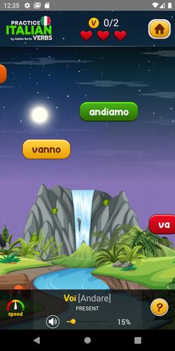 Learn Italian Verbs Game स्क्रीनशॉट 0