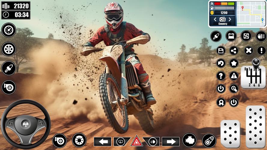 Dirt Bike Stunt - Bike Racing Captura de tela 0