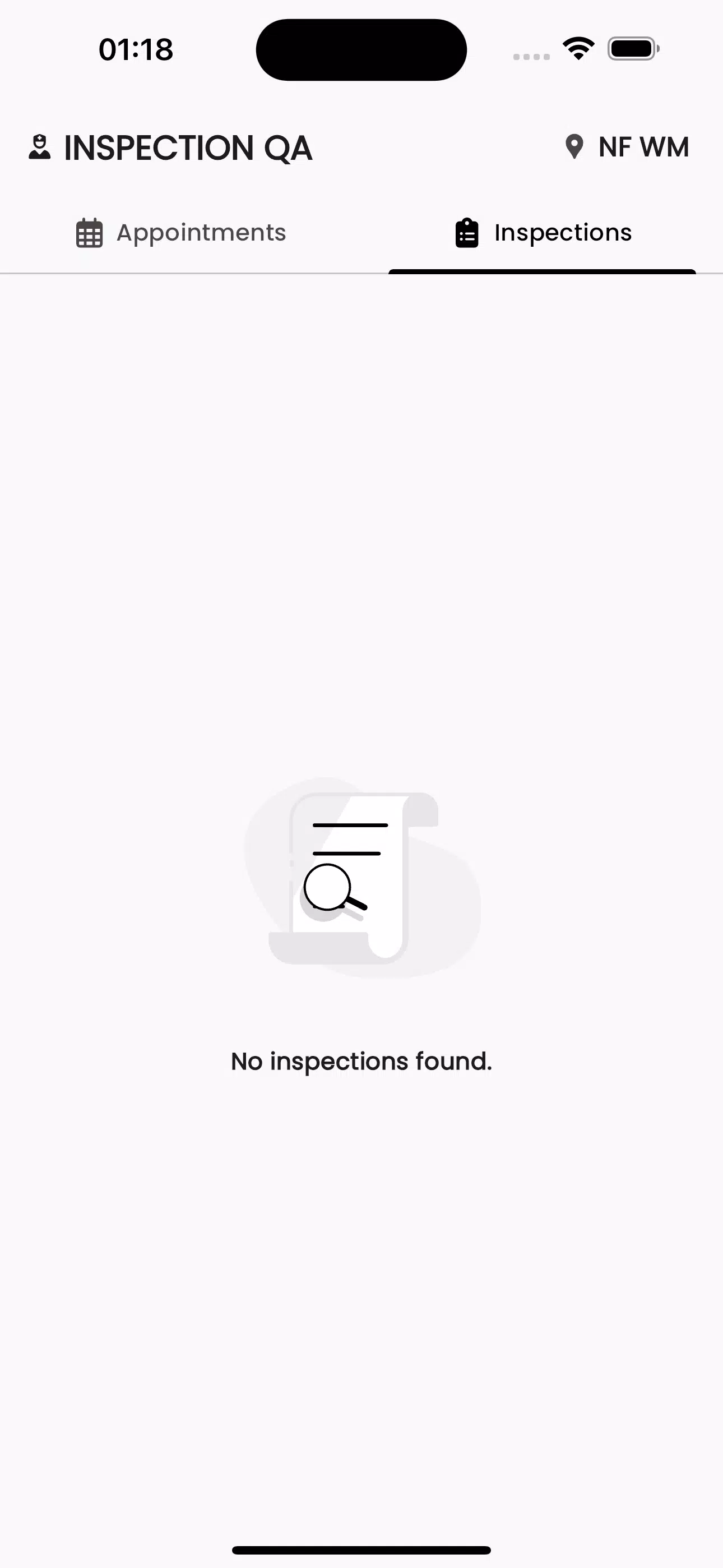 Schermata InnoInspection 2