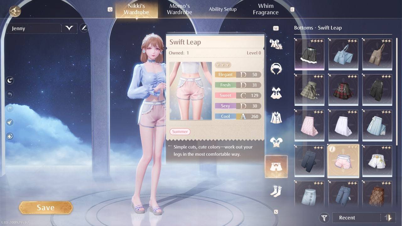 Swift Leap Characteristics
