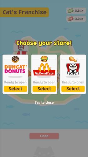 Cat diner: Franchise tycoon 螢幕截圖 0