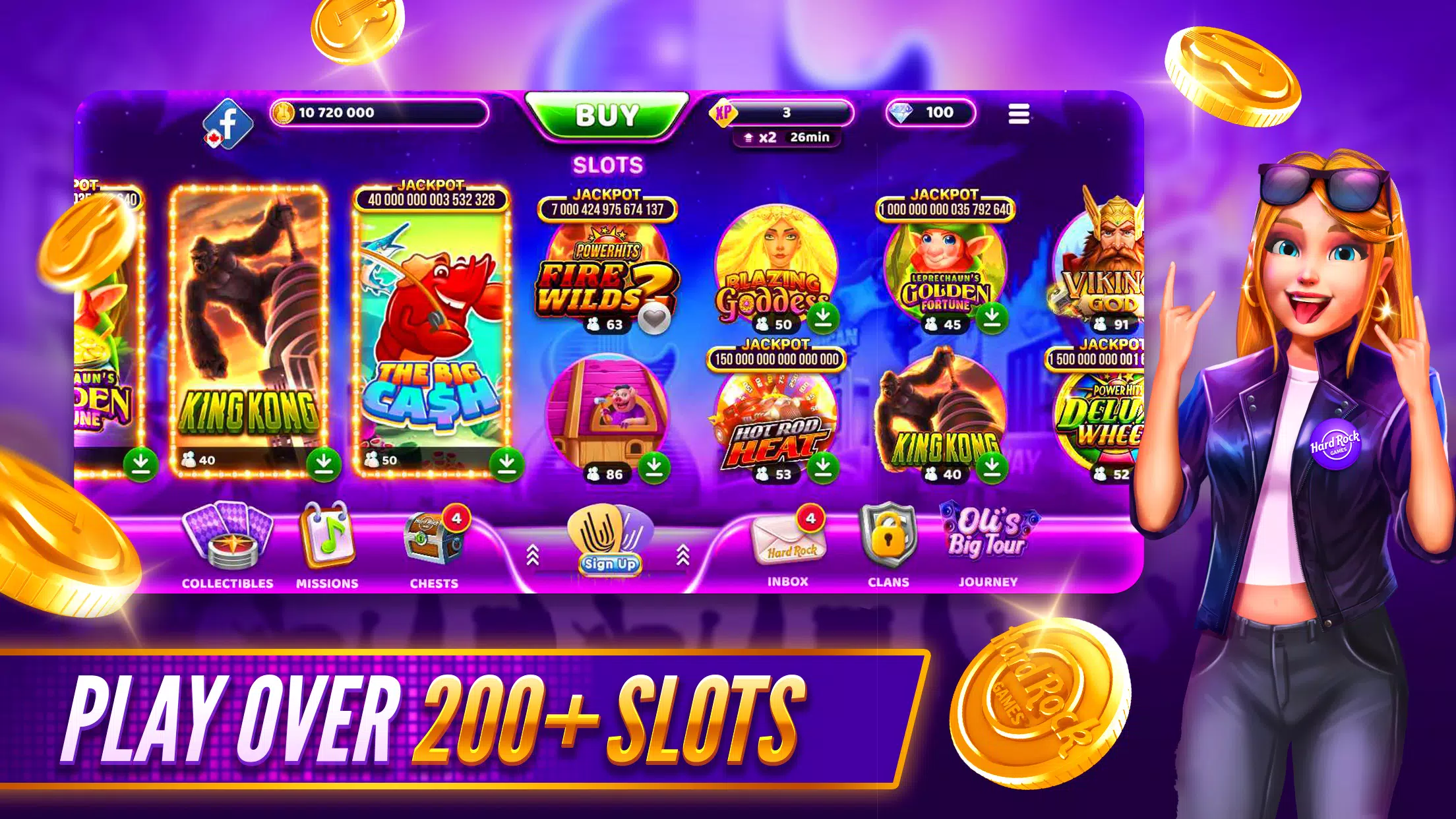 Hard Rock Jackpot Planet Скриншот 0
