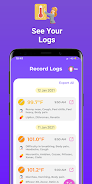 Body Temperature App Ảnh chụp màn hình 1