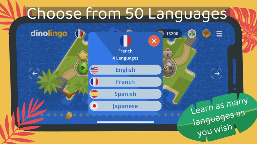 Dinolingo Kids Learn Languages 螢幕截圖 2