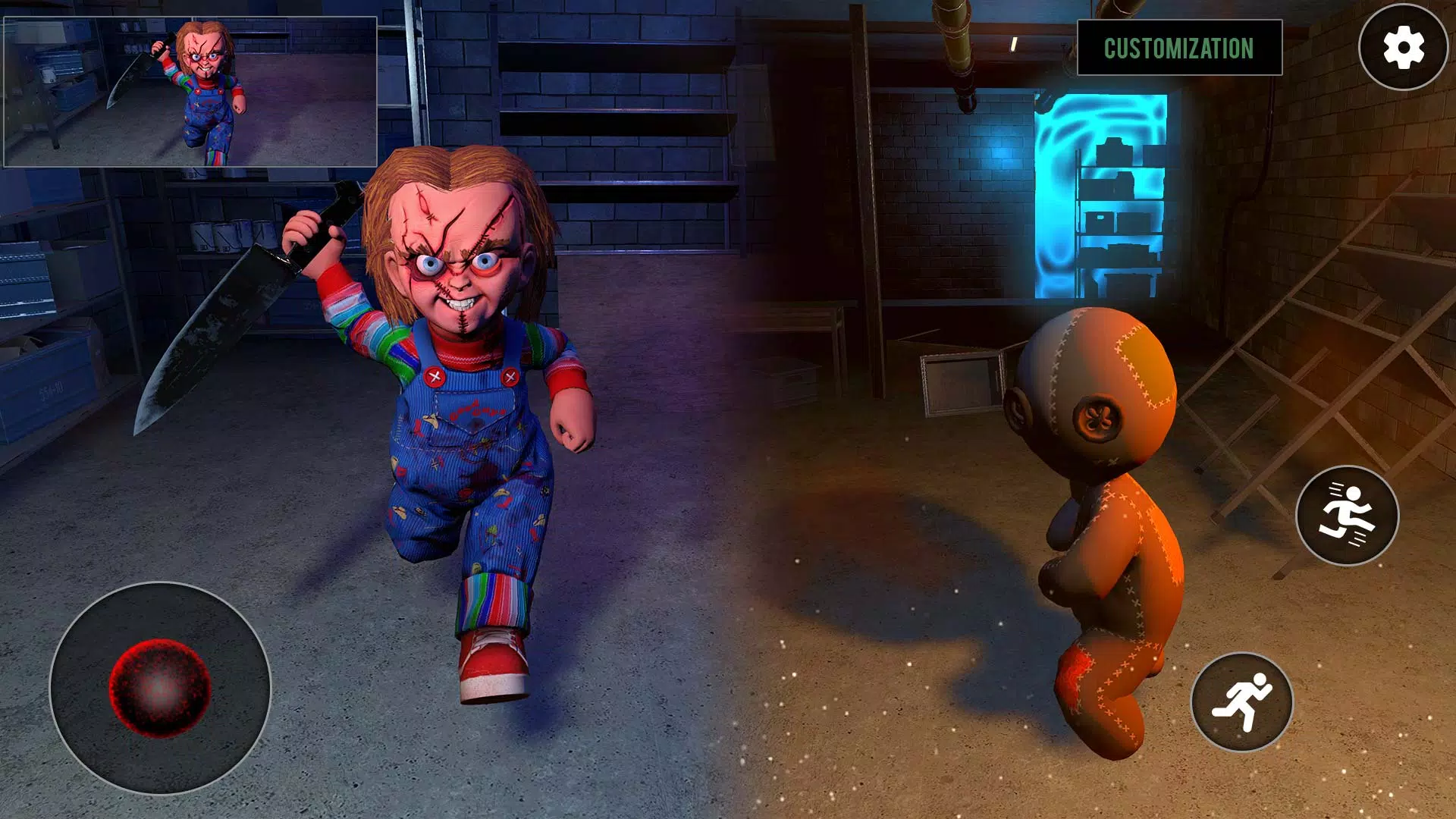 Chucky Doll Run Ghost House Captura de pantalla 0
