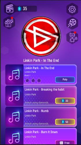 Linkin Park Tiles Rush -  Hop Captura de tela 1