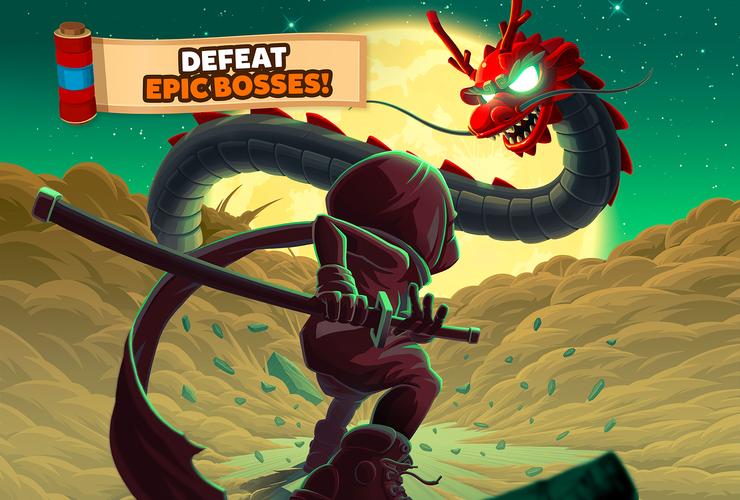 Ninja Dash Run - Offline Game Capture d'écran 1
