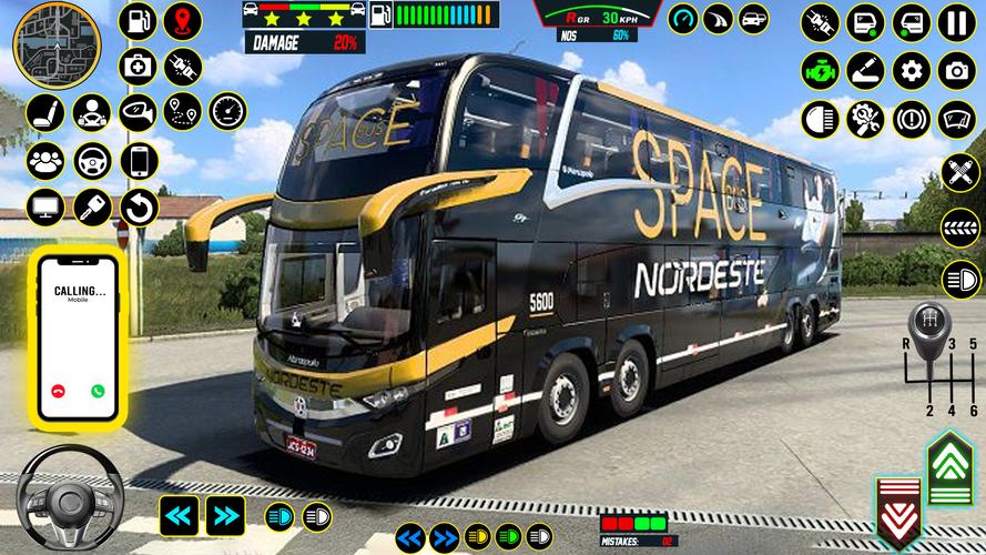 Bus Games 2023 Coach Bus Game Zrzut ekranu 0