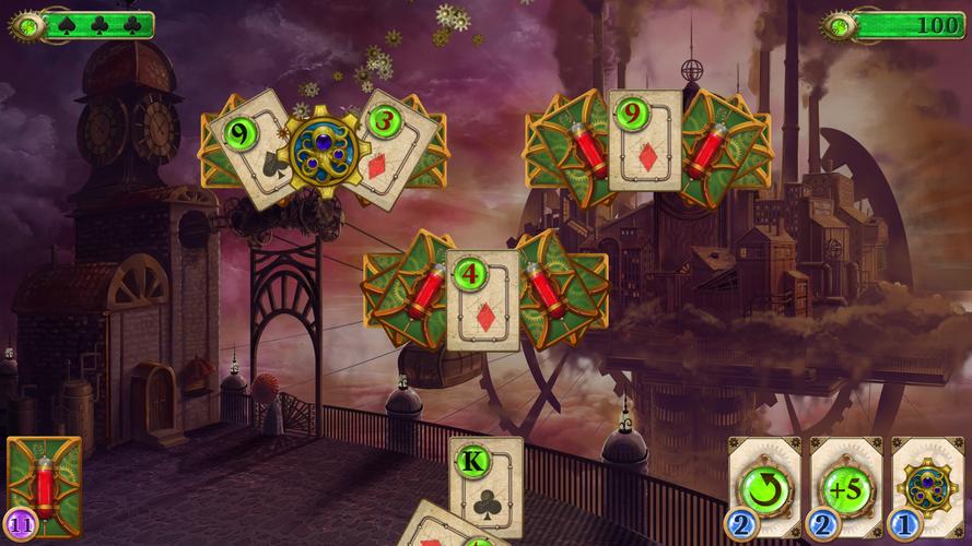 Steampunk Solitaire Captura de tela 2