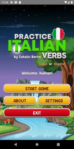 Learn Italian Verbs Game स्क्रीनशॉट 1