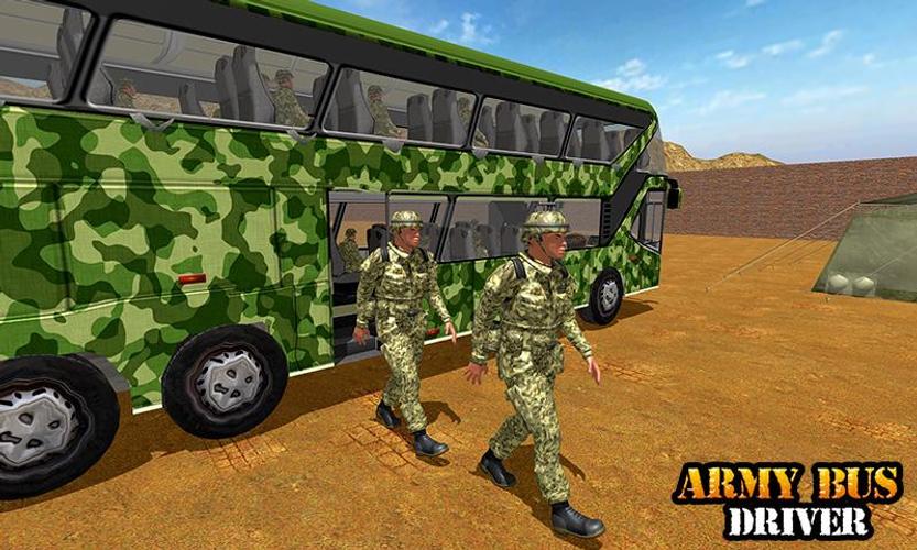 Army Bus Transporter Coach Fun スクリーンショット 3