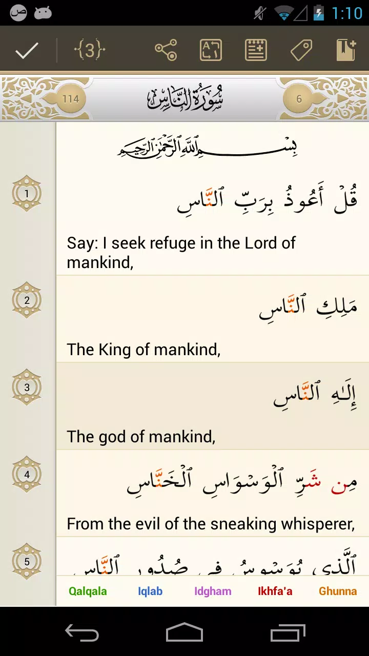 iQuran Lite – القران الكريم Скриншот 1