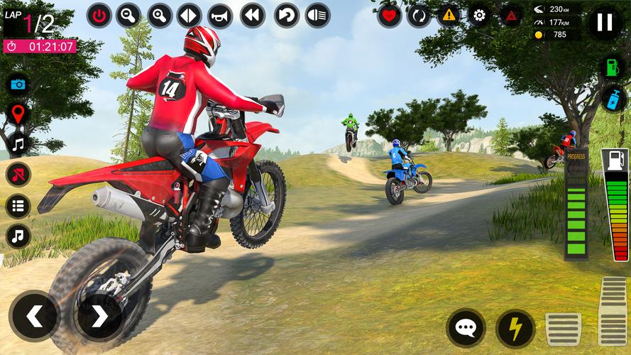 Dirt Bike Stunt - Bike Racing Captura de tela 1