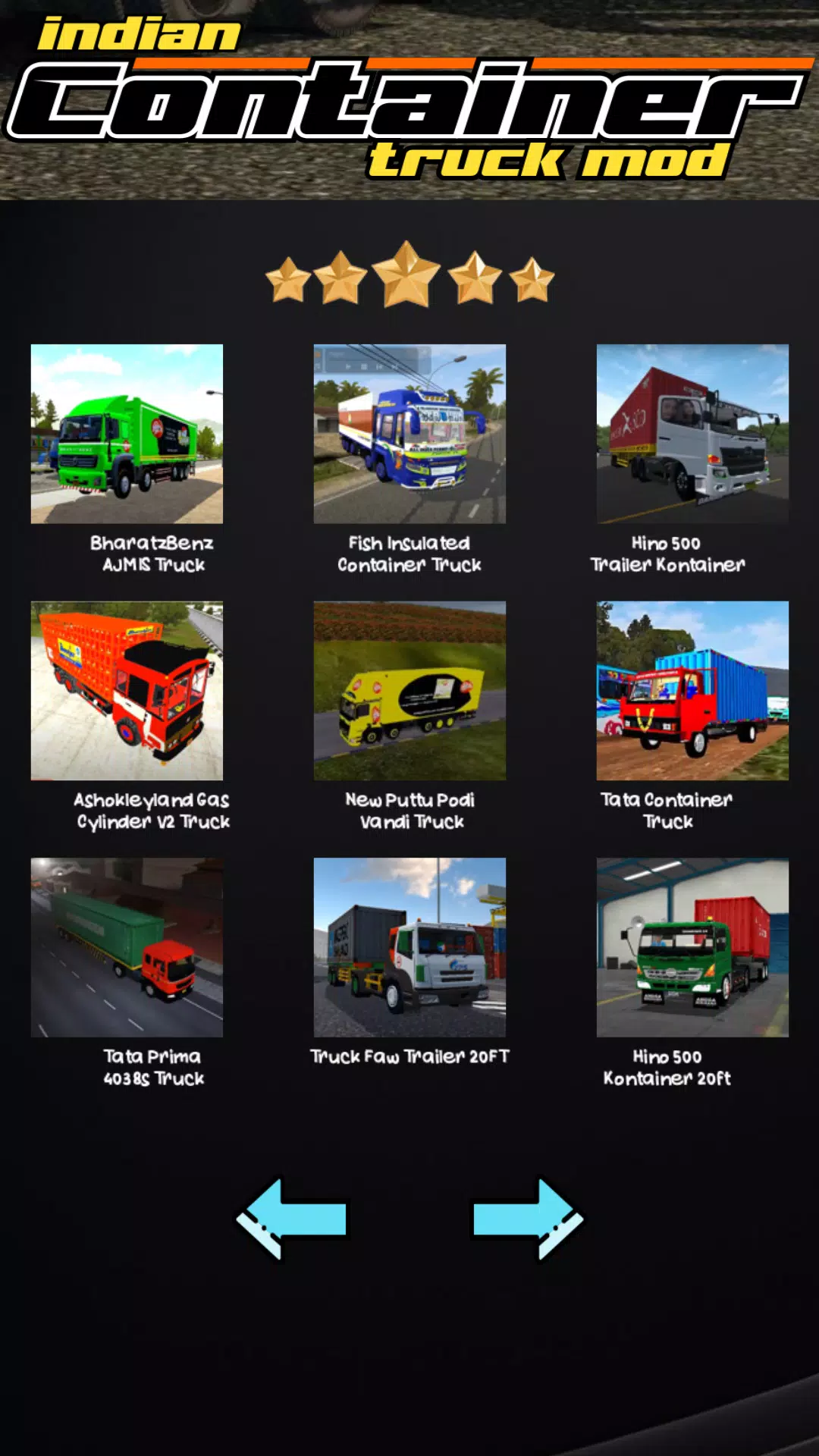 Indian Container Truck Mod スクリーンショット 2