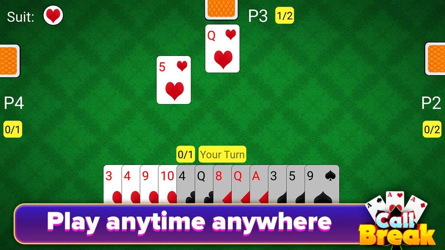 Call Break Capture d'écran 3