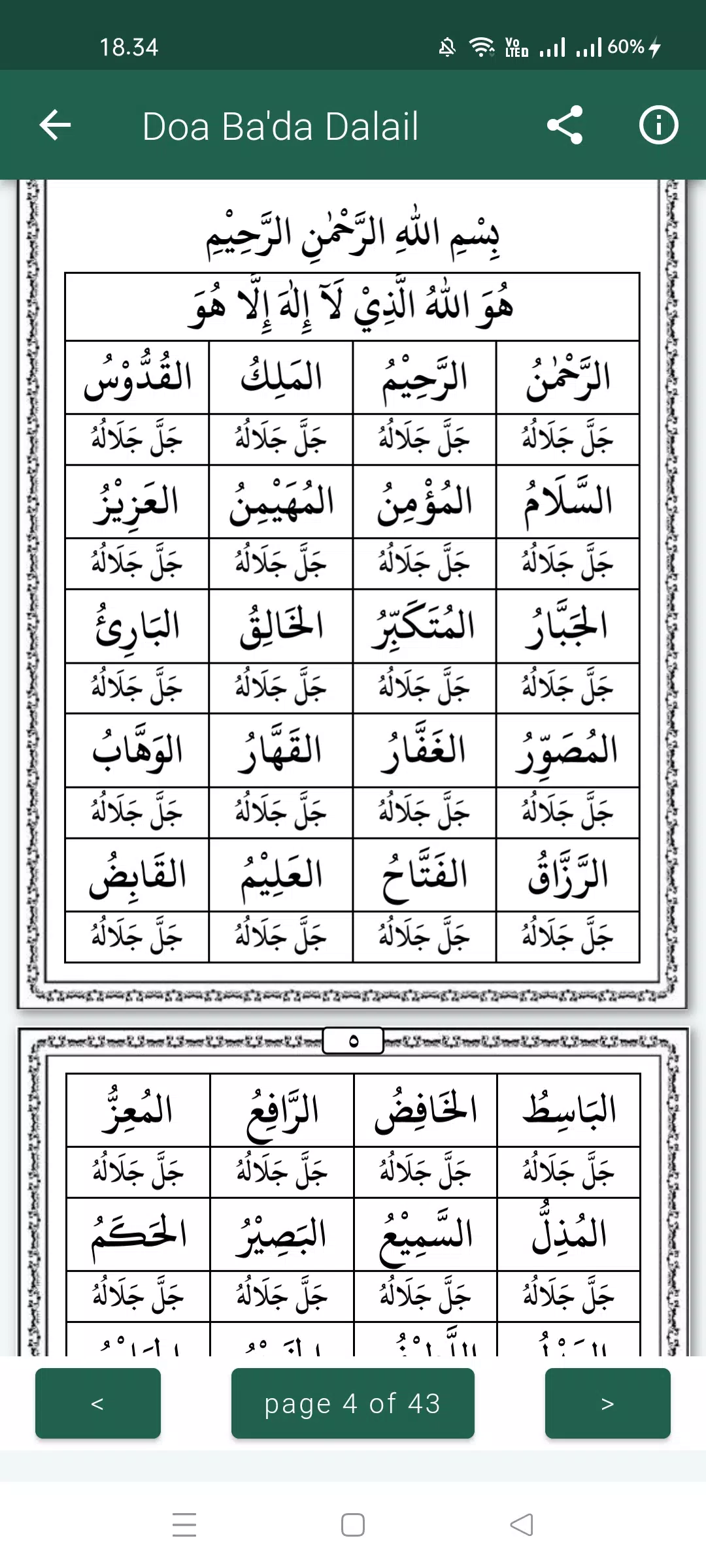 Dalailul Khairat Lengkap应用截图第2张