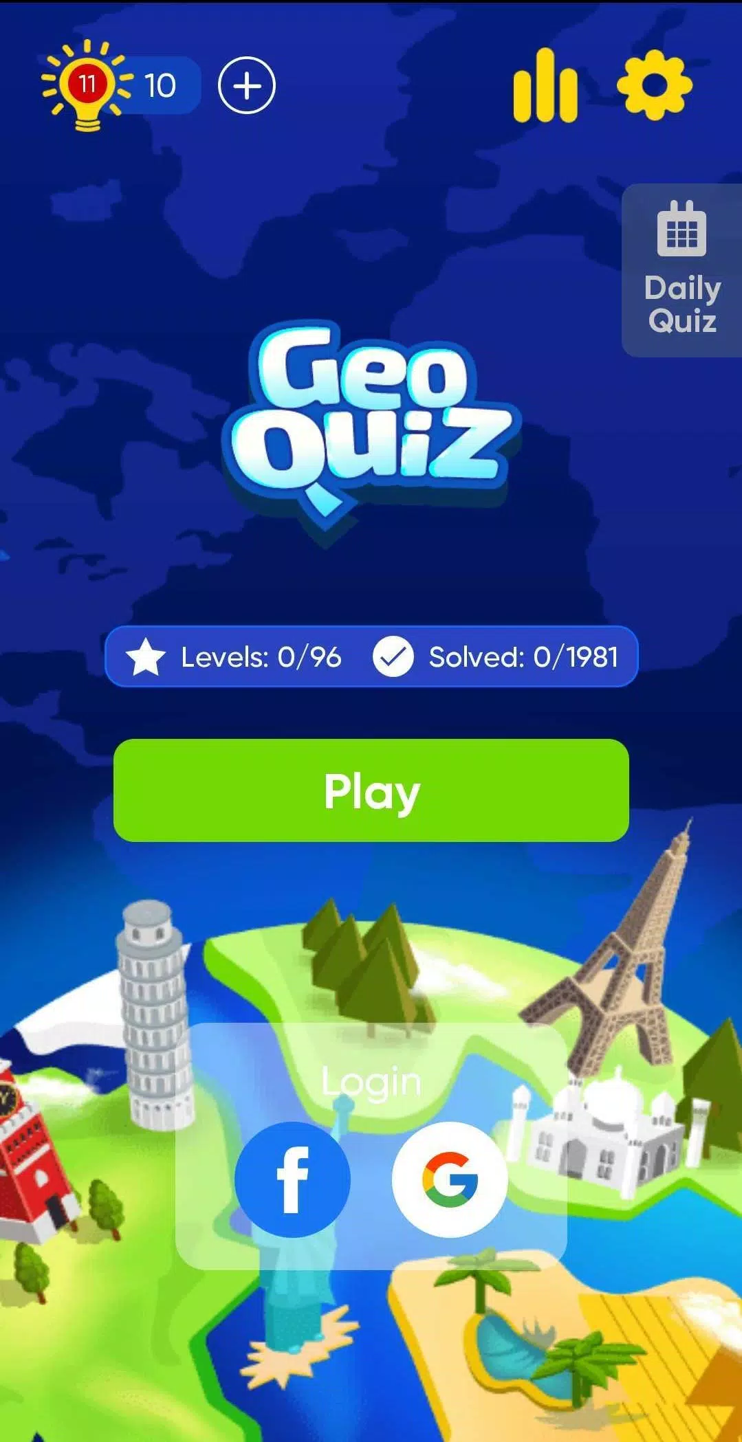 Geo Quiz Captura de tela 0