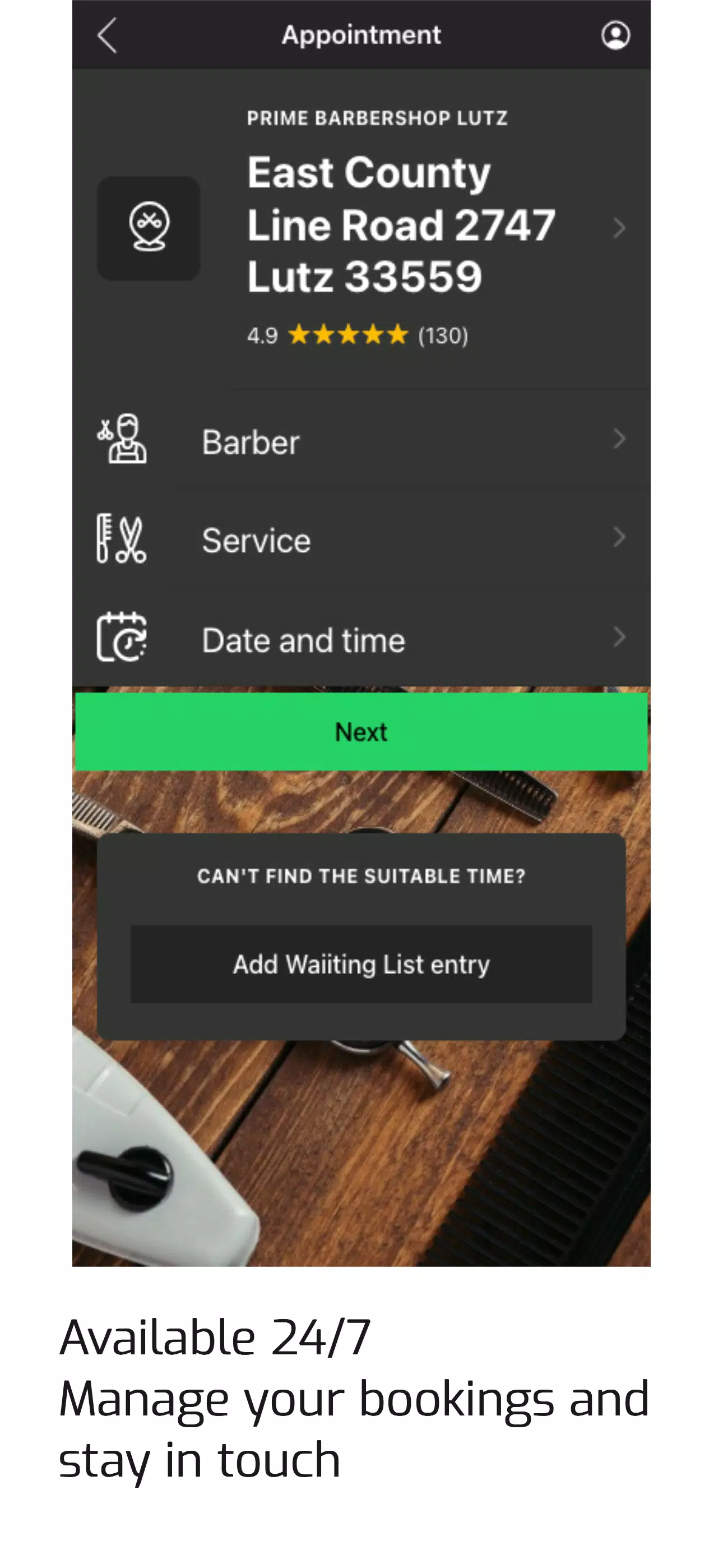 Prime Barbershop Screenshot 2