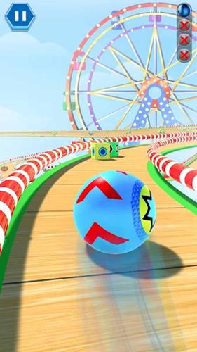 3D Sky Rolling Going Ball Game Capture d'écran 1
