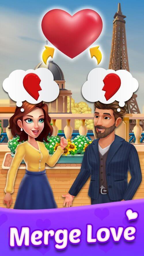Merge Love - Happy cook Ảnh chụp màn hình 2