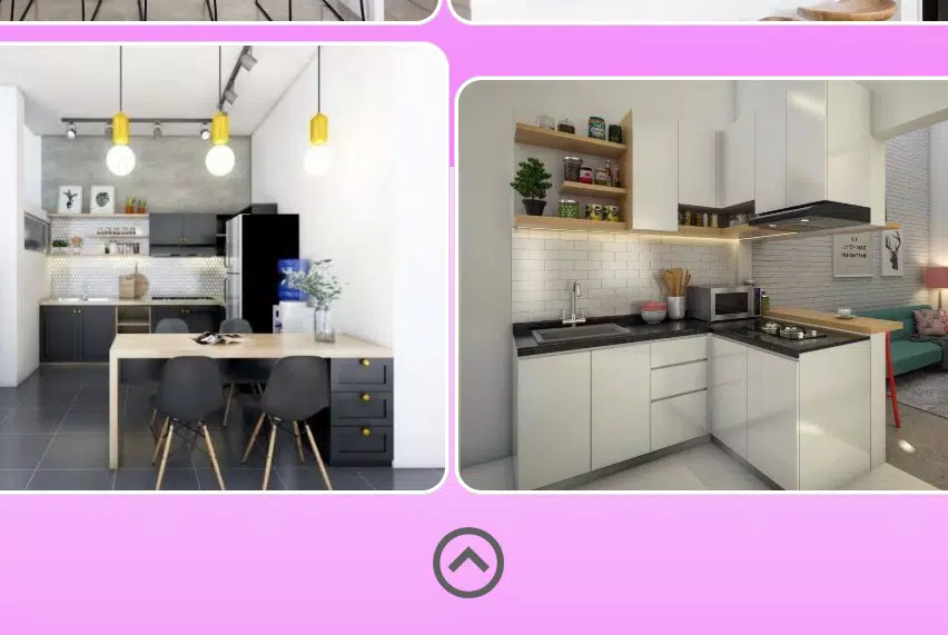 Minimalist Kitchen Design Captura de pantalla 2