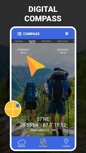 Digital Compass - GPS Compass 스크린샷 0