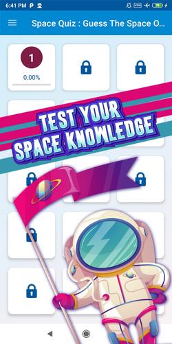 space quiz games ภาพหน้าจอ 1
