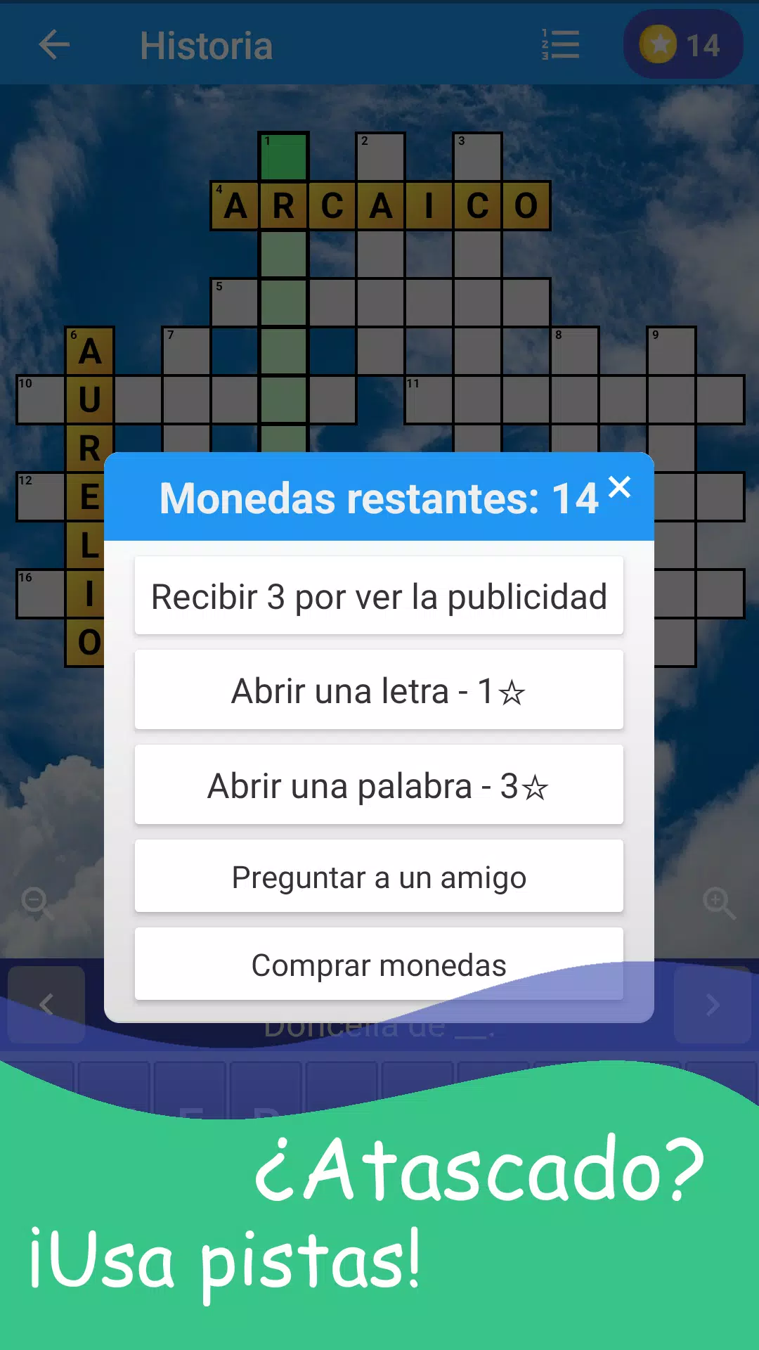 Crucigrama en español Capture d'écran 3