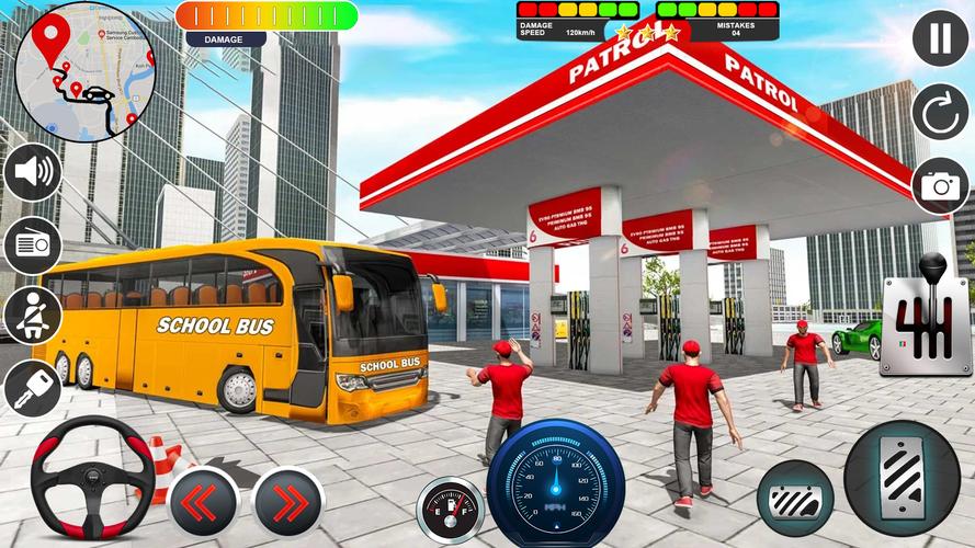 School Bus Simulator Bus Games 螢幕截圖 1