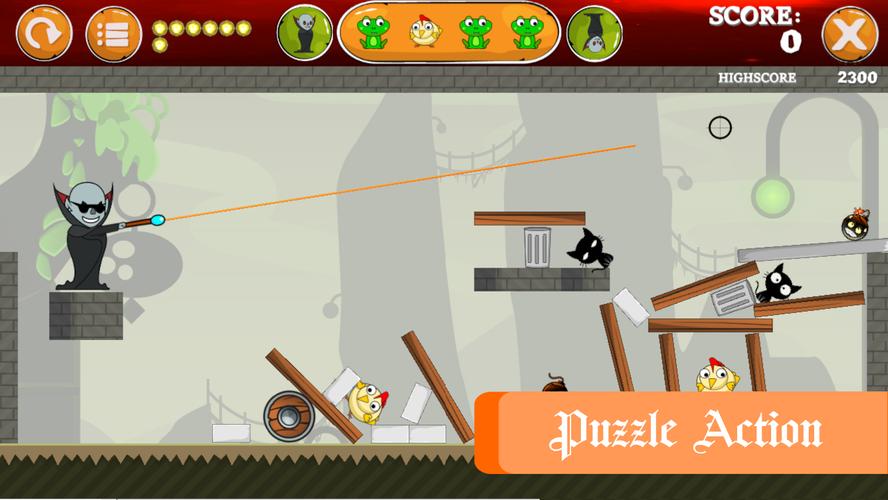 Schermata Mr Vampire - Physics Puzzle 0